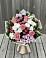 Букет цветов из: Альстромерии, Гвоздики, Розы и Хризантемы в Суоярви