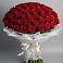 Букет 101 Красная роза Блэк Мэджик в Суоярви
