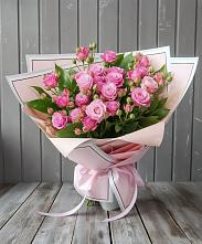 Букет Розовый кустик в Суоярви