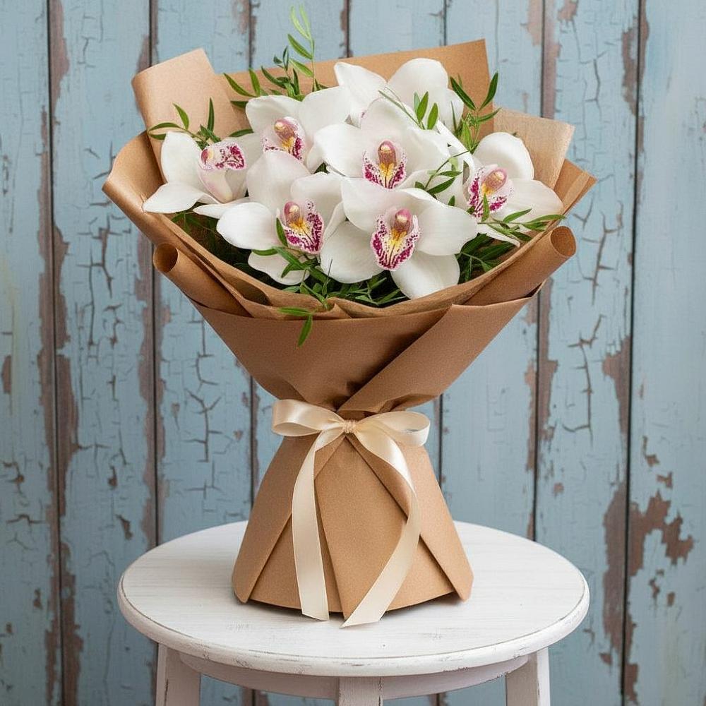 Букет цветов из: Орхидеи и Розы в Суоярви