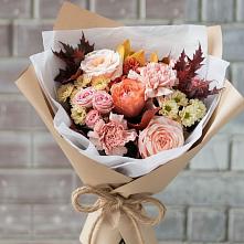 Букет цветов из:  Гвоздики, Хризантемы и Розы #REPLACE_PRED# Суоярви