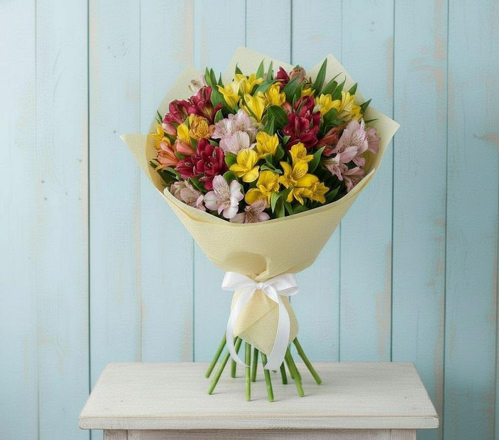 Букет цветов из: Альстромерии в Суоярви