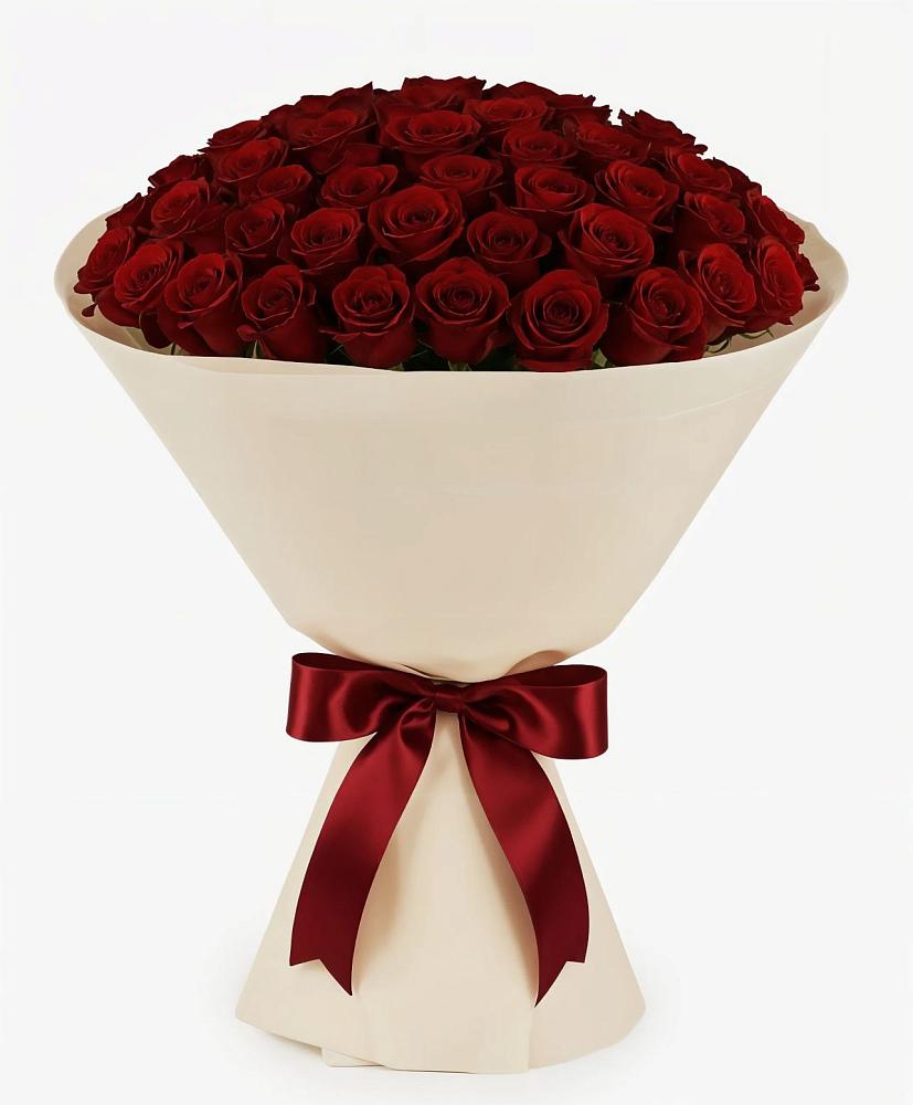 Букет 101 Бордовая роза Блэк Бакарра в Суоярви