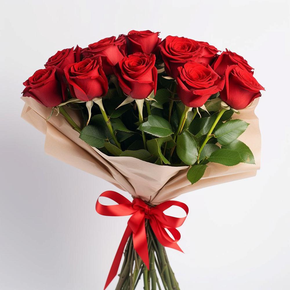 Букет 11 Красных роз Эдлесс Лав в Суоярви